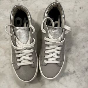 P448 Thea – Inox (Gray Suede/Metallic)